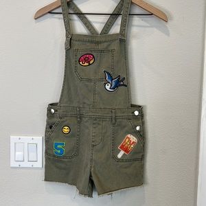 Tinsey Green Stetchy Overalls with Patches